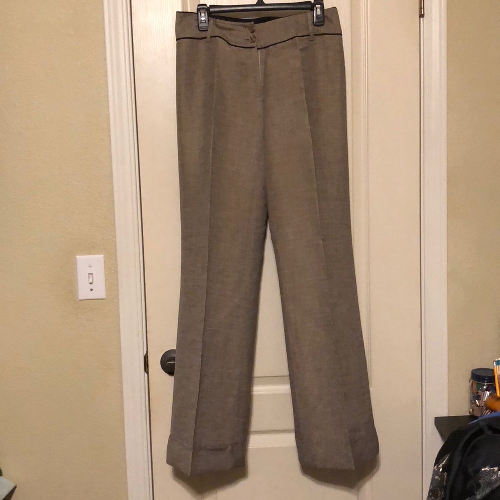 WHBM Linen Brown Pants